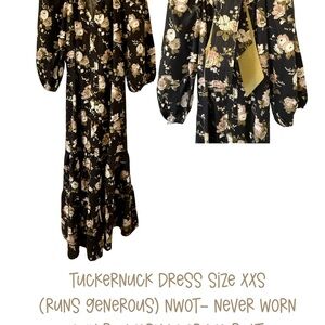 Floral Long Sleeve Maxi Dress - Tuckernuck
